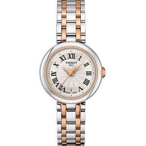 Tissot Bellissima Lady Small Mother of Pearl Dial Two Tone Steel Strap Watch For Women - T126.010.22.013.01