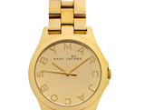 Marc Jacobs Henry Gold Dial Gold Stainless Steel Strap Watch for Women - MBM3211