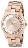 Marc Jacobs Henry Rose Gold Dial Stainless Steel Strap Watch for Women - MBM3293