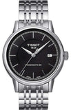 Tissot Classic Carson Powermatic 80 Black Dial Silver Steel Strap Watch For Men - T085.407.11.051.00