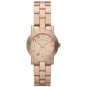 Marc Jacobs Amy Rose Gold Dial Rose Gold Stainless Steel Strap Watch for Women - MBM3219