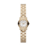 Marc Jacobs Amy Dinky White Dial Gold Stainless Steel Strap Watch for Women - MBM3226