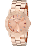 Marc Jacobs Amy Dexter Rose Gold Dial Rose Gold Stainless Steel Strap Watch for Women - MBM3216