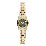 Marc Jacobs Grey Mother of Pearl Dial Gold Stainless Steel Strap Watch for Women - MBM3275