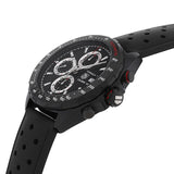 Tag Heuer Formula 1 Automatic Chronograph Black Dial Black Leather Strap Watch for Men - CAZ2011.FT8024