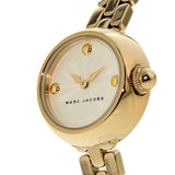 Marc Jacobs Courtney White Dial Gold Stainless Steel Strap Watch for Women - MJ3457