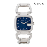 Gucci G Gucci Blue Dial Silver Steel Strap Watch For Women - YA125508