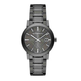 Burberry The City Gunmetal Dial Stainless Steel Strap Watch for Men - BU9007