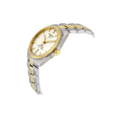 Tissot T Classic PR 100 Sport Chic White Dial Two Tone Steel Strap Watch For Women - T101.210.22.031.00