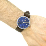 Hugo Boss Corporal Blue Dial Brown Leather Strap Watch for Men - 151363