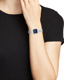 Tissot Lovely Square Blue Dial Silver Mesh Bracelet Watch For Women - T058.109.11.041.00