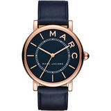 Marc Jacobs Roxy Navy Blue Dial Blue Leather Strap Watch for Women - MJ1534