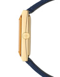 Gucci G-Frame Mother of Pearl Dial White Blue Red Nylon Strap Watch For Women - YA147405