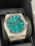 Tissot PRX Green Dial Silver Steel Strap Watch For Men - T137.410.11.091.00