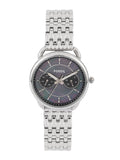 Fossil Tailor Black Mother of Pearl Dial Silver Steel Strap Watch for Women - ES3911