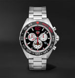 Tag Heuer Formula 1 Indy 500 Special Edition Black Dial Silver Steel Strap Watch for Men - CAZ101V.BA0842