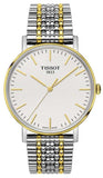 Tissot Everytime Medium White Dial Two Tone Mesh Bracelet Watch For Men - T109.410.22.031.00