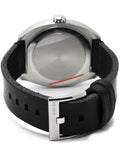 Gucci GG2570 Black Dial Black Leather Strap Watch For Men - YA142206