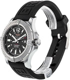 Breitling Colt Automatic 44mm Black Dial Rubber Strap Mens Watch - A1738811/BD44/152S