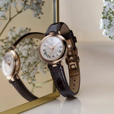 Tissot Bellissima Small Lady White Dial Brown Leather Strap Watch For Women - T126.010.36.013.00