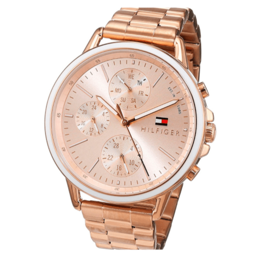 Tommy Hilfiger Carly Rose Gold Dial Rose Gold Stainless Steel