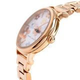 Marc Jacobs Classic White Dial Rose Gold Steel Strap Watch for Women - MJ3582