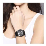 Emporio Armani Black Ceramic Dial Ceramic Strap Watch For Women - AR1401