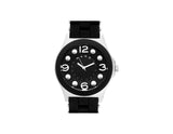 Marc Jacobs Pelly Black Dial Black Plastic Steel Strap Watch for Women - MBM2544