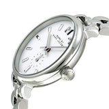 Marc Jacobs Sally White Dial Silver Stainless Steel Watch for Women - MBM8642