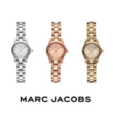 Marc Jacobs Henry Dinky Gold Dial Gold Stainless Steel Strap Watch for Women - MBM3199