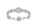 Movado Esperanza 63 Diamonds Black Dial Silver Steel Strap Watch For Women - 0607052