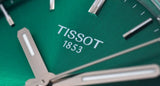 Tissot PRX Quartz Green Dial Silver Steel Strap Watch for Women - T137.210.11.081.00