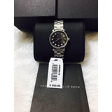 Marc Jacobs Blade Black Dial Silver Stainless Steel Strap Watch for Women - MBM8672