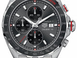 Tag Heuer Formula 1 Automatic Chronograph Grey Dial Silver Strap Watch for Men - CAZ2012.BA0876