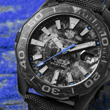 Tag Heuer Aquaracer Calibre 5 Black Nylon Strap Carbon Dial Watch for Men -  WBD218C.FC6447