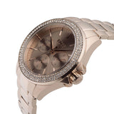 Hugo Boss Premiere Rose Gold Dial with DIamonds Rose Gold Steel Strap Watch for Women - 1502443