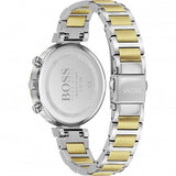 Hugo Boss Flawless Silver Dial Two Tone Steel Strap Watch for Women - 1502550