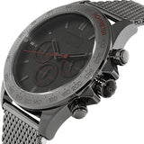 Hugo Boss Ikon Grey Dial Grey Mesh Bracelet Watch for Men - 1513443