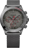 Hugo Boss Ikon Grey Dial Grey Mesh Bracelet Watch for Men - 1513443