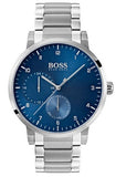 Hugo Boss Oxygen Chronograph Blue Dial Silver Steel Strap Watch for Men - 1513597