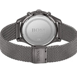 Hugo Boss Associate Grey Dial Grey Mesh Bracelet Watch for Men - 1513870