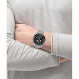 Hugo Boss Pilot Edition Black Dial Silver Mesh Bracelet Watch for Men - 1513886