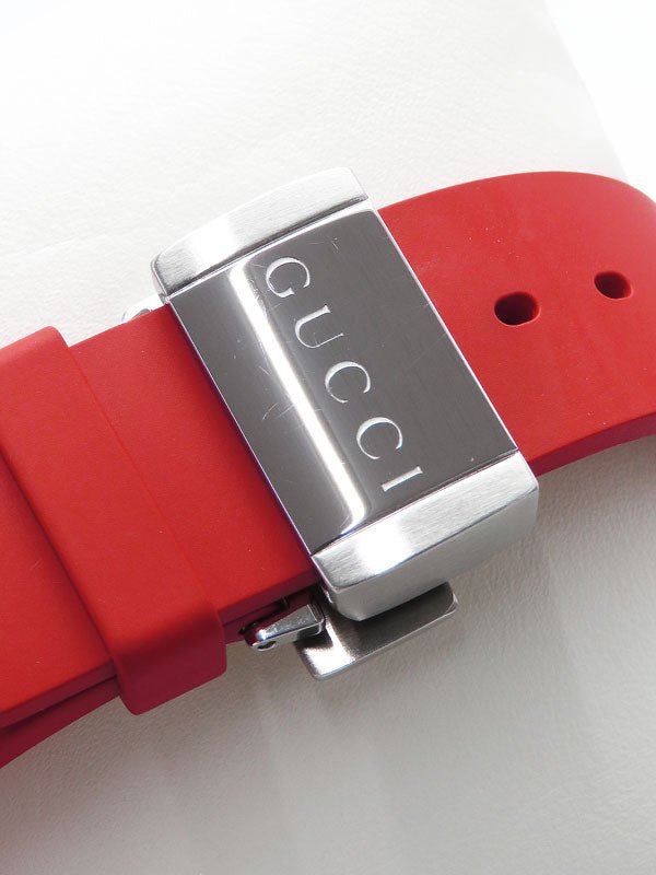 Gucci silicone watch on sale band