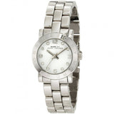 Marc Jacobs Mini Amy White Dial Silver Stainless Steel Strap Watch for Women - MBM3055