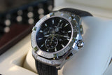 Tag Heuer Aquaracer Quartz Chronograph Black Dial Black Rubber Strap Watch for Men - CAY1110.FT6041