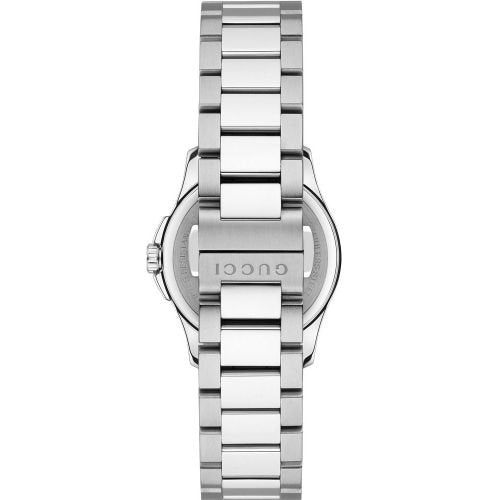 Gucci G Timeless Mother of Pearl Dial Silver Steel Strap Watch For Women - YA126543