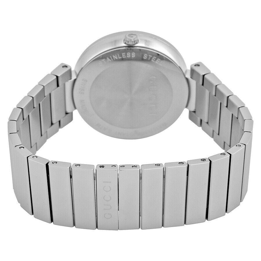 Gucci G Interlocking Silver Dial Silver Steel Strap Watch For Women - YA133308