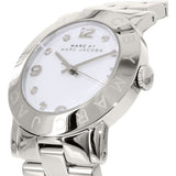 Marc Jacobs Amy White Dial Silver Stainless Steel Strap Watch for Women - MBM3054