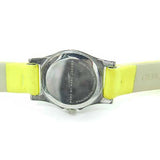 Marc Jacobs Henry White Dial Neon Yellow Rubber Watch for Women - MBM1235