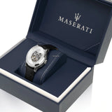 Maserati Epoca Automatic Skeleton Mechanical Silver Dial Watch For Men - R8821118003